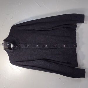 Goodfellow & Co Charcoal Knit Cardigan Sweater